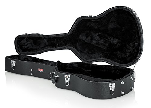 Gator Cases Hard-Shell Wood Case for 6 or 12 String Acoustic