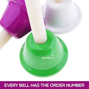 Alnicov Music Hand Bell Rhythm Band Kids Play Hand Bells - Image 7