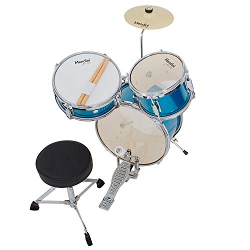 Mendini by Cecilio 13-Inch Kids Drum Set – Perfect Starter Kit for Young Drummers