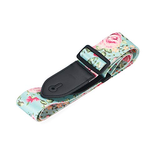 Guitar Strap,Qielizi Guitar Strap with Leather End Length Adjustable