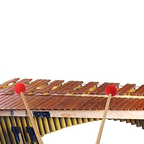 Hard Yarn Head Keyboard Marimba Mallets with Maple Handles
