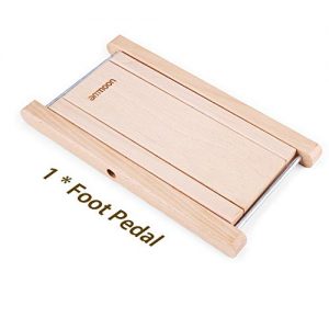 ammoon Guitar Foot Rest Foldable Solid Beech Wood Footstool - Image 5