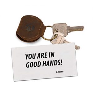 Epessa Leather Guitar Pick Holder Case key Chain/Full Grain - Image 4