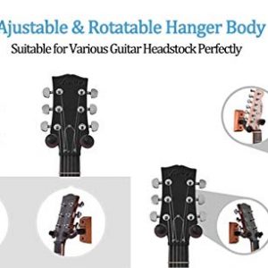 Guitar Hanger Real Hardwood Black Walnut Wall Mount Holder - Image 7
