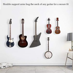 Hook Black Metal Guitar Holder for Acoustic Electric Bass Guitar - Image 4
