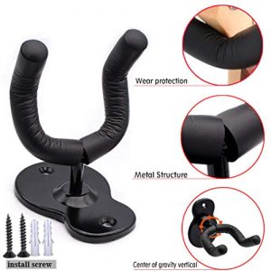 Hook Black Metal Guitar Holder for Acoustic Electric Bass Guitar - Image 5
