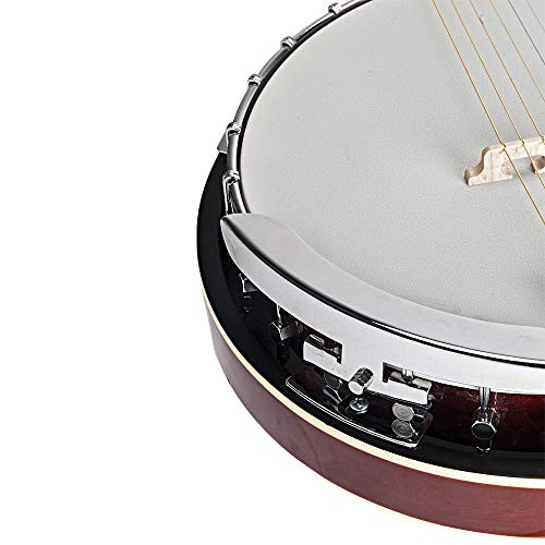 Sapelli Notopleura Wood Alloy 6-string Banj