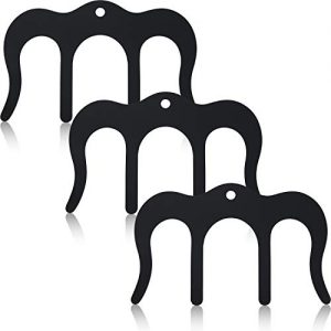 3 Pieces Metal Music Book Clips Page Holder Sheet Music Page Holders for Pianos Musicians Sheet Music Stands Cookbook Reading (Black)