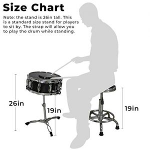 ADM Student Snare Drum Set with Gig Bag - Image 4