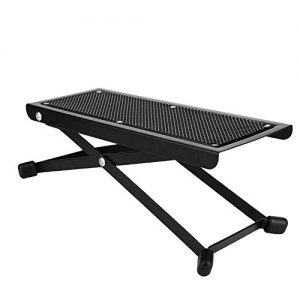 Bnineteenteam Anti Slip Guitar Foot Rest Guitar Footstool Guitar Rest Stand Adjustable Height Guitar Foot Rest Pedal for Guitar Player