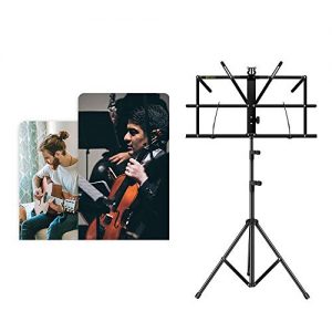 ENNBOM Music Stand Portable Folding Sheet Music Stand - Image 3