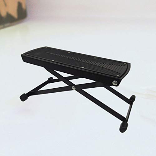 Exceart Guitar Foot Rest Stool Adjustable Footstool Non Slip