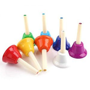 Handbells, Hand Bells Set 8 Note Musical Bells - Image 5