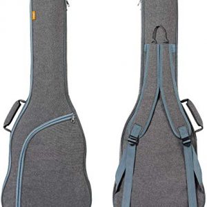 CAHAYA Electric Guitar Bag Padded Electric Guitar Gig Bag Case 0.35in Padding Dual Adjustable Shoulder Strap Electric Guitar Case