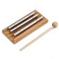 Meditation Trio Chime, EONLION Three Tone Solo Percussion Instrument for Prayer, Yoga, Eastern Energy Chime for Meditation and Classroom Use