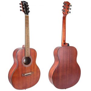 Beginner Acoustic Guitar 6 Metal Strings Mahogany - Image 3