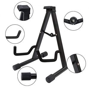 EastRock Guitar Stand 2-Pack – Adjustable Portable Tripod Holder for Acoustic, Electric Guitar & Bass with Foam Protection - Image 5