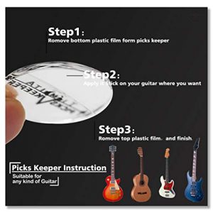 TiMitA Guitar Pick Holder, Fits Any Shape Guitar Picks - Image 6