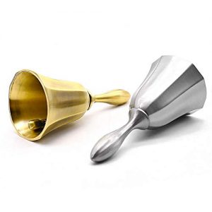 DomeStar Hand Bell, 2PCS Call Bell Wedding Bell - Image 4
