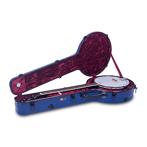 Premium Crossrock Fiberglass Banjo Case – Ultra-Durable, Arch-Top, Backpack Style