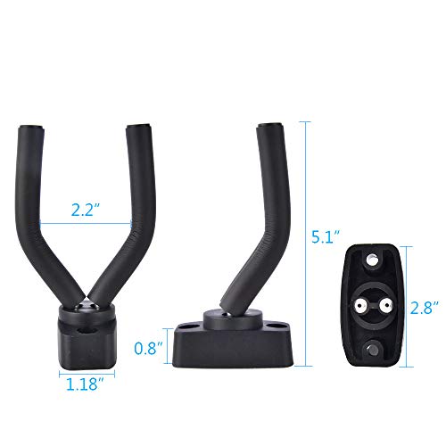 Haneye Guitar Wall Mount Hangers 6-Pack