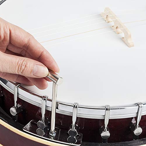 Sapelli Notopleura Wood Alloy 6-string Banj