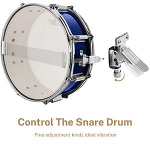 Eastar 22 Inch Full-Size Drum Set for Beginners & Intermediates - Complete 5 Piece Kit with Cymbals, Stands, Stool & Sticks in Metallic Blue - Image 4