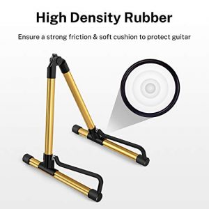 Donner DS-1 Gold Portable Ultimate Guitar Stand for Acoustic Electric - Image 4