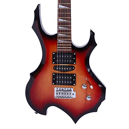 Beginner Flame Shaped Electric Guitar