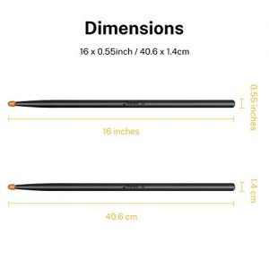 Donner Snare Drum Sticks 5A Classic Maple Wood Drumstick - Image 6