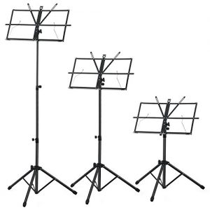 Moukey Sheet Music Stand – Adjustable Folding Metal Stand with Clip & Carry Bag 🎼🎻 - Image 7