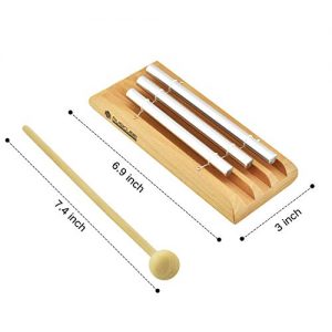 MUSICUBE Meditation Chime with 3 Tone (C-E-G) Wooden - Image 5