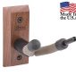 String Swing CC01V-BW Hardwood Home & Studio Wall Mount Violin Hanger - Black Walnut