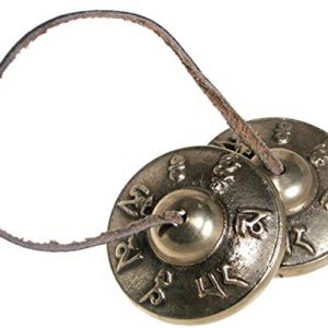 Niravan Class Tibetan Handmade Yoga Meditation Om Tingsha Bell Chimes Cymbal Se Yoga/Spiritual/Buddhist/Chimes/Hand percussion instrument/Home Decor Gift Set
