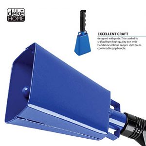 2 pack 7 in. steel cowbell/Noise makers with handles. - Image 6
