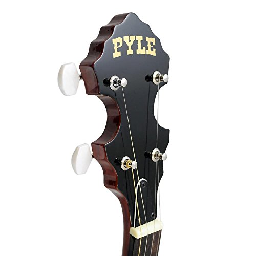 5-String Geared Tunable Banjo with White Jade Tune Pegs & Rosewood