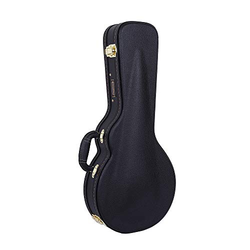 Crossrock Deluxe Wood Hard Case for F-style Mandolin