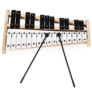 Glockenspiel Xylophone, Percussion Instrument with Wood Base and 27 Metal Keys - Image 6