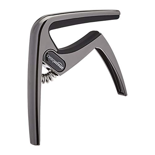 AmazonBasics Zinc Alloy Guitar Capo for Acoustic and Electric Guitar