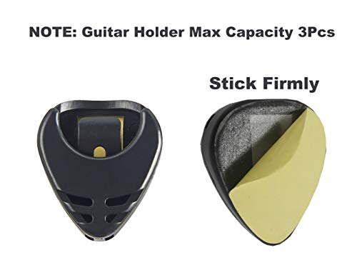 Premium Guitar Picks Variety Pack (24pcs) – Thin, Medium & Heavy Gauge with Holder for Electric & Acoustic Guitars
