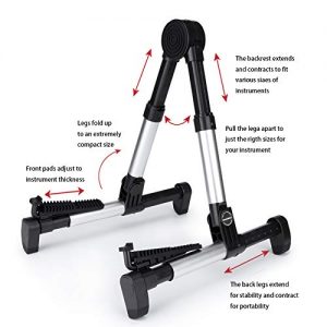 ZBSPM Guitar Stand, A-Frame Acoustic Guitar Stand - Image 3