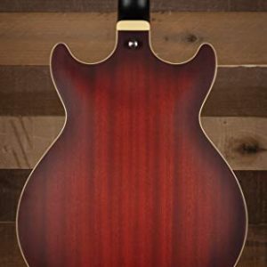 Ibanez Artcore 6-String Semi-Hollow-Body Electric Guitar – Sunburst Red Flat | Versatile, Durable, & High-Performance Sound - Image 3