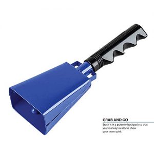 2 pack 7 in. steel cowbell/Noise makers with handles. - Image 5