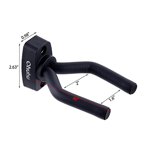Ohuhu Guitar Hanger 2-Pack Hook Wall Mount Guitar Stand