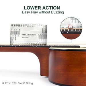 Acoustic Guitar Full Size 41 inch Spruce Cutaway Guitar Bundle - Image 9