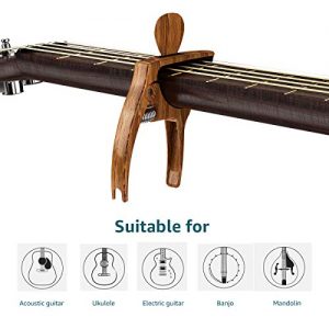 3 in 1 Zinc Alloy Metal Capo for Acoustic and Electric Guitars - Image 4