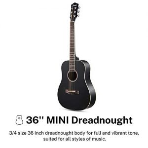 Dreadnought Acoustic Guitar Package 3/4 Size Beginner Guitar Kit - Image 7