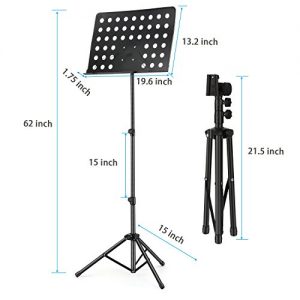Master Your Performance with Moukey Folding Sheet Music Stand – Portable & Adjustable - Image 8