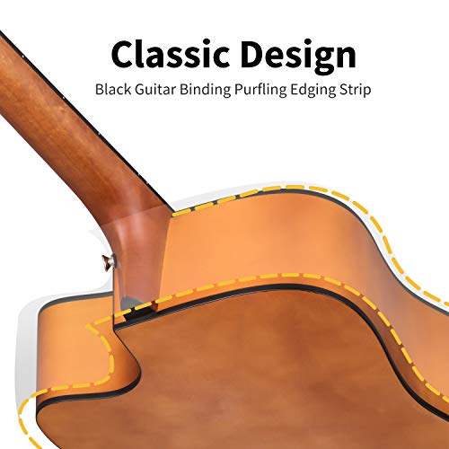Donner Beginner Acoustic Guitar Full Size