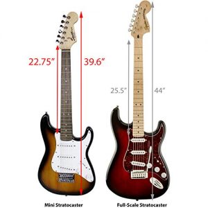Fender Squier 3/4 Size Kids Mini Strat Electric Guitar Learn-to-Play Bundle - Image 5